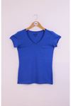 Giyinsen Kadın Mavi Tişört - 23YL71595004