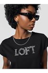 Loft Kadın Siyah Tişört - LF2032135