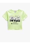 Koton Kız Çocuk Yeşil Tişört - 3SKG10164AK