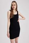 Defacto Kadın Siyah Elbise - A0732AX/BK81