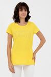 Gean23 1567304 US Polo Assn Kadın Sarı  Tişört - G082GL011