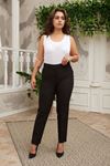Giyinsen Kadın Siyah Kanvas Pantolon - 24YR27000008