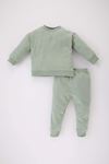 Defacto Kız Bebek Yeşil Eşofman Takımı - B7523A5/GN1123