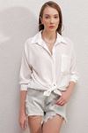 Giyinsen Kadın Beyaz Gömlek - 24YM21000012