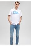 Mavi Erkek Beyaz Tişört - M0611789-620