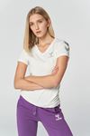Hummel Hmlsony  T-Shırt S/S Kadın Beyaz Tişört - 911362-9003
