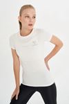 Hummel Hmldenı T-Shırt S/S. Kadın Beyaz Tişört - 911306-9003