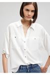 Mavi Kadın Beyaz Gömlek - M1210642-70057