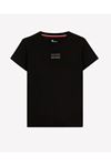 Skechers Essential W Short Sleeve  T-Shirt Kadın Siyah Tişört - S241006-001