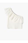 Koton Kız Çocuk Beyaz Bluz - 4SKG10072AK