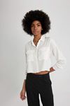 Defacto Kadın Beyaz Gömlek - A5380AX/WT32