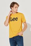 Lee EU Coll.M Big Logo Crew Neck Erkek Sarı  Tişört - L65QAI200