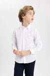 Defacto Erkek Çocuk Beyaz Gömlek - B6619A8/WT32