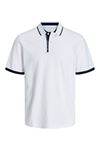 Jack & Jones Jjsteel Polo Ss Erkek Beyaz Tişört - 12248442