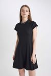 Defacto Kadın Siyah Elbise - A9165AX/BK81