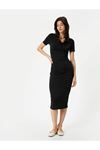 Koton Kadın Siyah Elbise - 4SAK80151EK