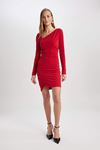 Defacto Kadın Kırmızı Elbise - C4365AX/RD335