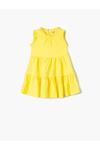 Kız Bebek Sarı  Elbise - 4SMG80028AW