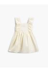 Koton Kız Bebek Beyaz Elbise - 4SMG80043AW