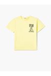Koton Erkek Çocuk Sarı  Tişört - 4SKB10345TK