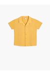 Koton Erkek Bebek Sarı  Gömlek - 4SMB60001TW