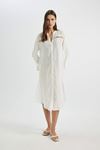 Defacto Kadın Beyaz Elbise - C2037AX/WT16