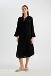 Defacto Kadın Siyah Elbise - C2037AX/BK27