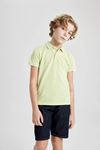 Defacto Erkek Çocuk Yeşil Tişört - B6162A8/GN404