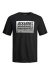 Jack & Jones Jjflınt Tee Ss Crew Neck Erkek Siyah Tişört - 12248614