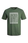 Jack & Jones Jjflınt Tee Ss Crew Neck Erkek Yeşil Tişört - 12248614